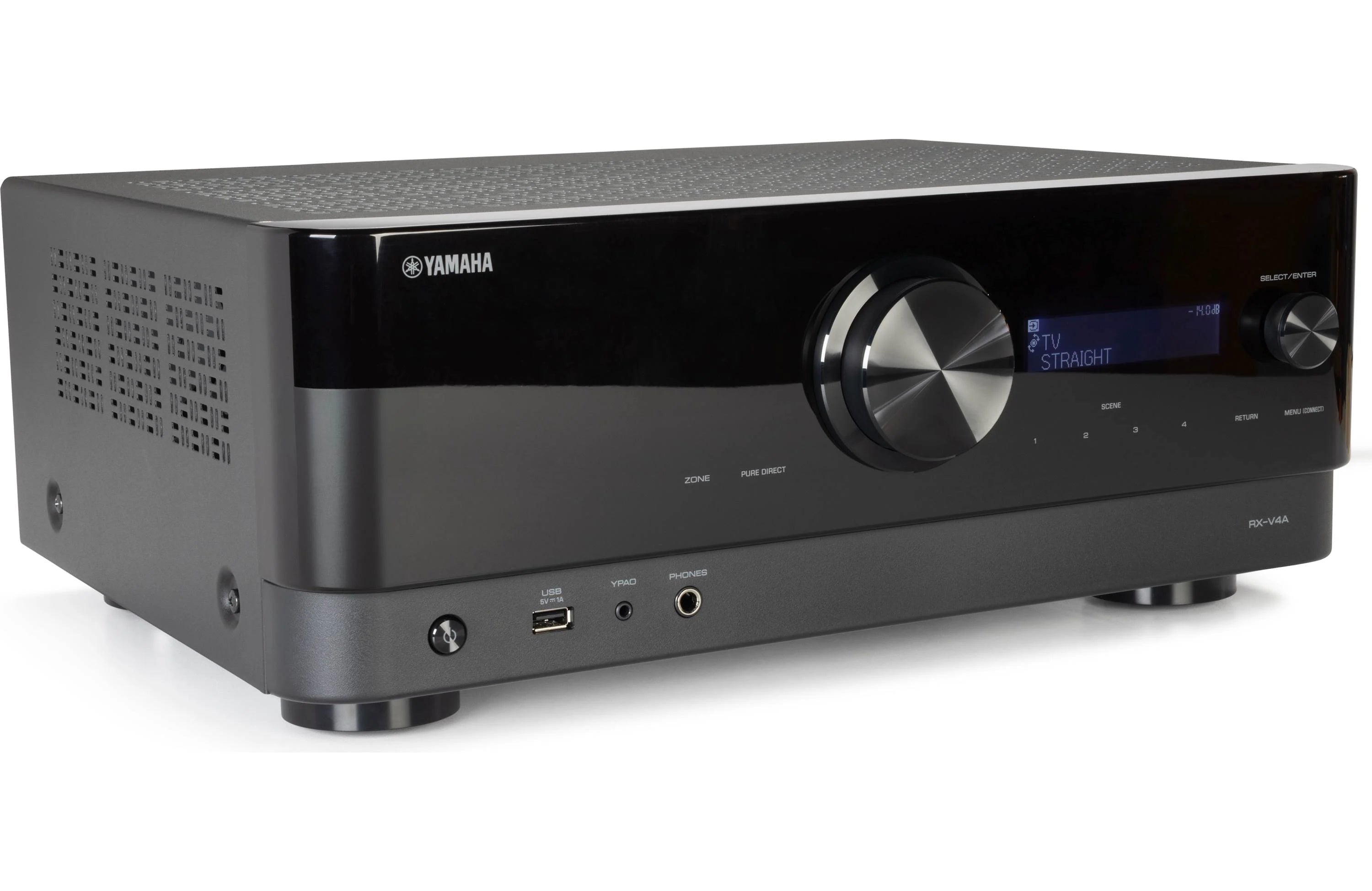 Martin Logan Motion 2i Speakers and Motion 6i Center Refurbished, Dynamo 600X Subwoofer and Yamaha RX-V4A 5.1 Speaker Bundle - Safe and Sound HQ