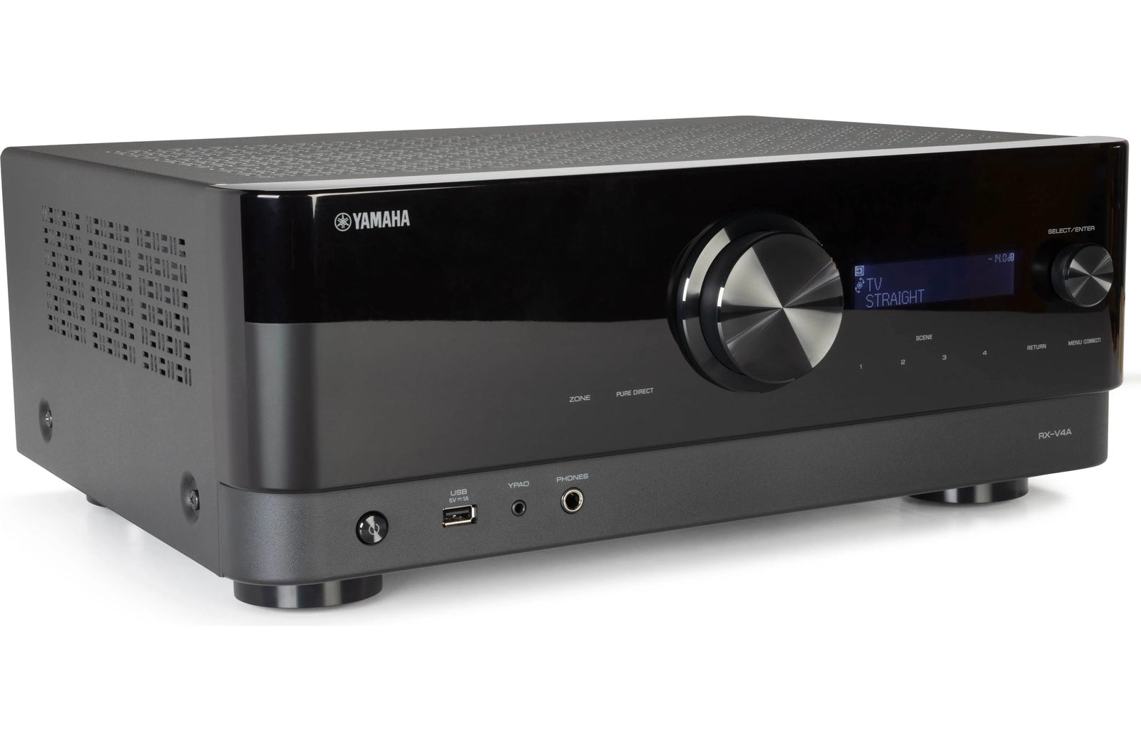 Martin Logan Motion 2i Speakers and Motion 6i Center Refurbished, Dynamo 600X Subwoofer and Yamaha RX-V4A 5.1 Speaker Bundle - Safe and Sound HQ