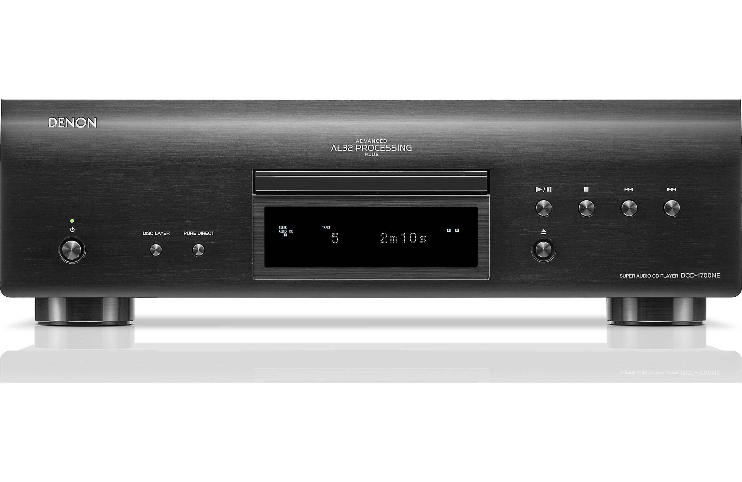 Denon DCD-1700NE CD/SACD player with Advanced AL32 Processing Plus Open Box - Safe and Sound HQ