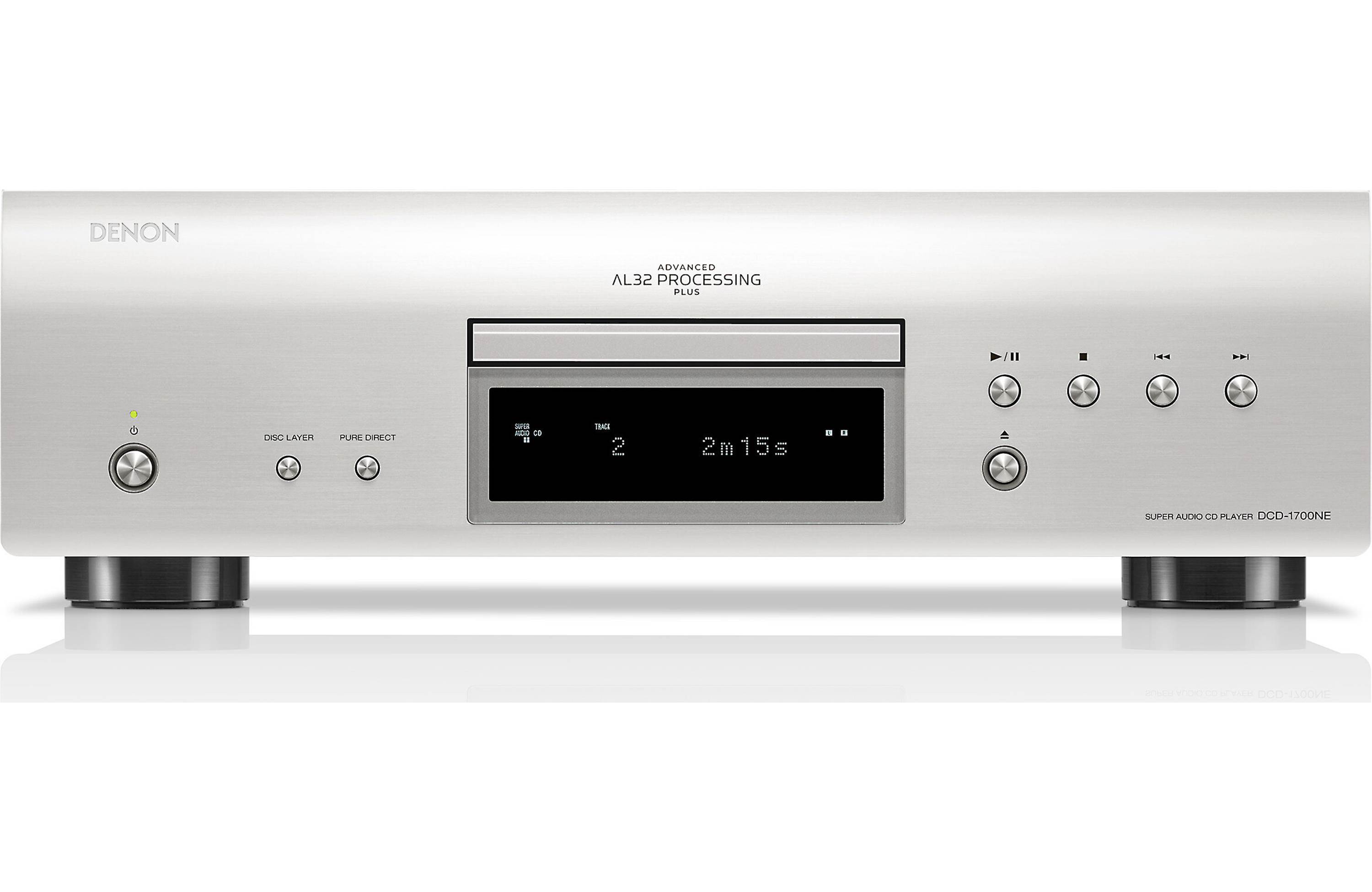 Denon DCD-1700NE CD/SACD player with Advanced AL32 Processing Plus Open Box - Safe and Sound HQ
