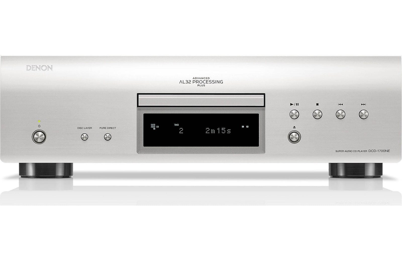Denon DCD-1700NE CD/SACD player with Advanced AL32 Processing Plus Open Box - Safe and Sound HQ