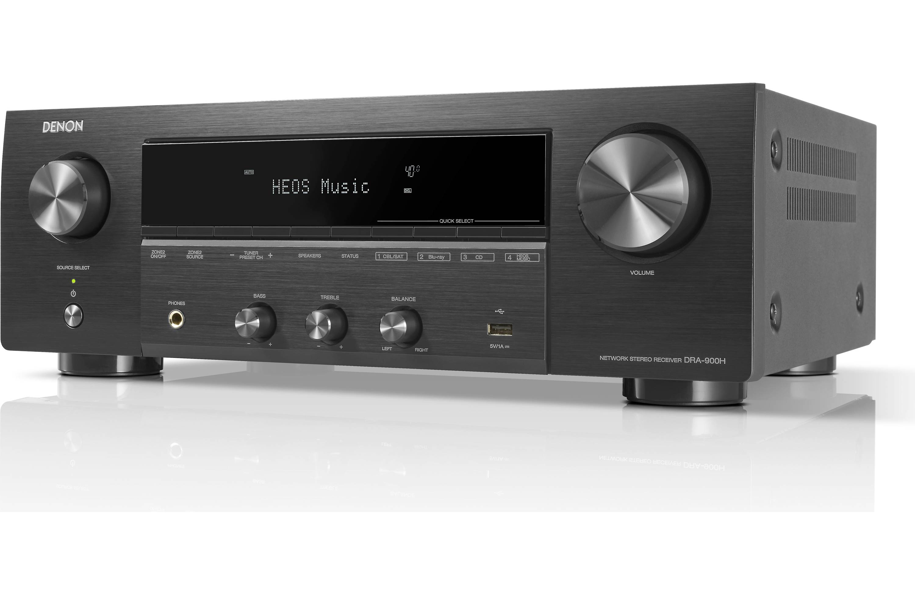 Denon DRA-900H 8K Video Receiver Network — Sound Demo HQ and HEOS with Safe Store Stereo