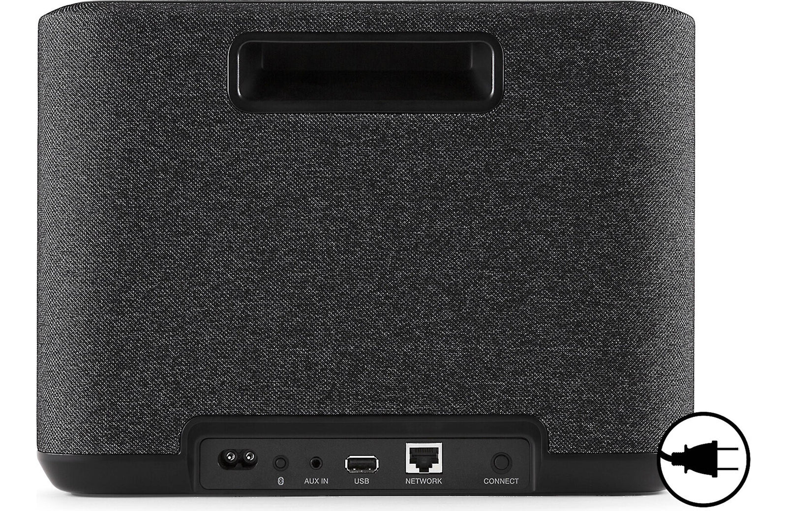 Denon Home 250 Wireless Speaker (Each) back view showing ports and handle design.