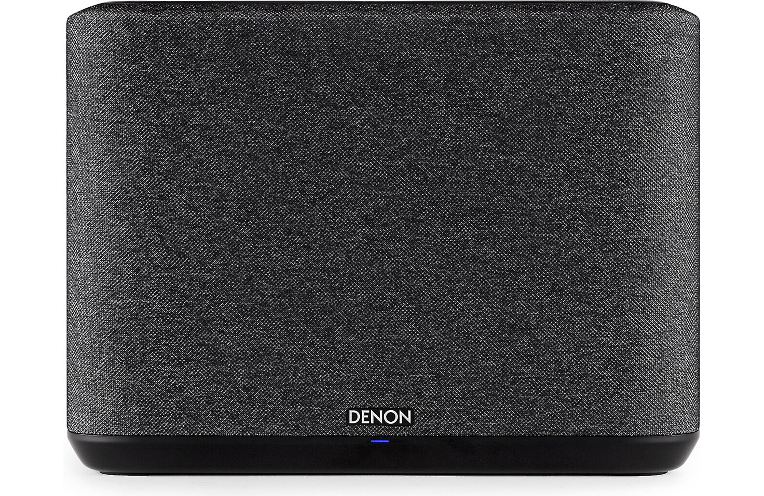 Denon Home 250 Wireless Speaker (Each) with a sleek fabric design and powerful sound capabilities.