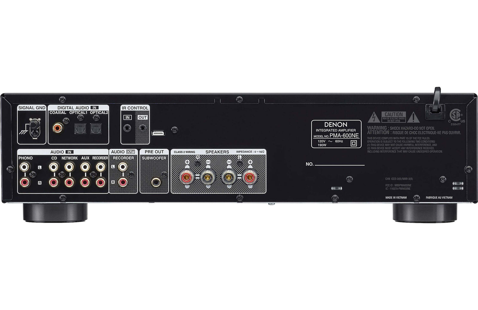 Denon PMA-600NE Stereo Integrated Amplifier with Bluetooth - Safe and Sound HQ