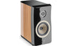 Focal Kanta No1 2-Way Bookshelf Loudspeaker Walnut High Gloss Body Gloss Black Front (Pair)