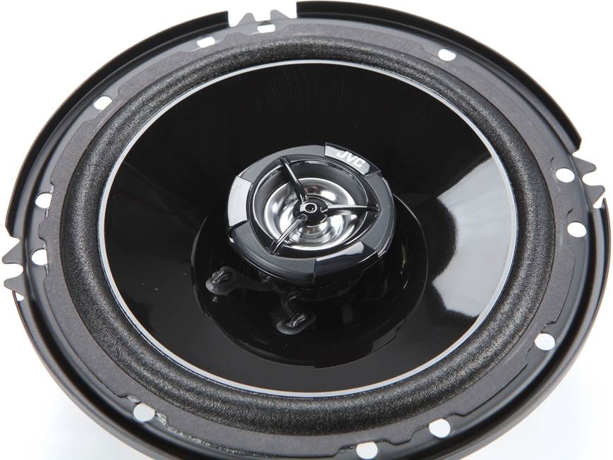 JVC CS-DR621 6.5" DRVN Series 2-Way Mobile Speakers (Pair) with balanced neodymium tweeter and carbon mica cone.
