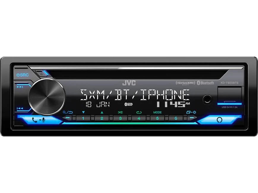 JVC KD-T920BTS Mobile CD Receiver - Safe and Sound HQ