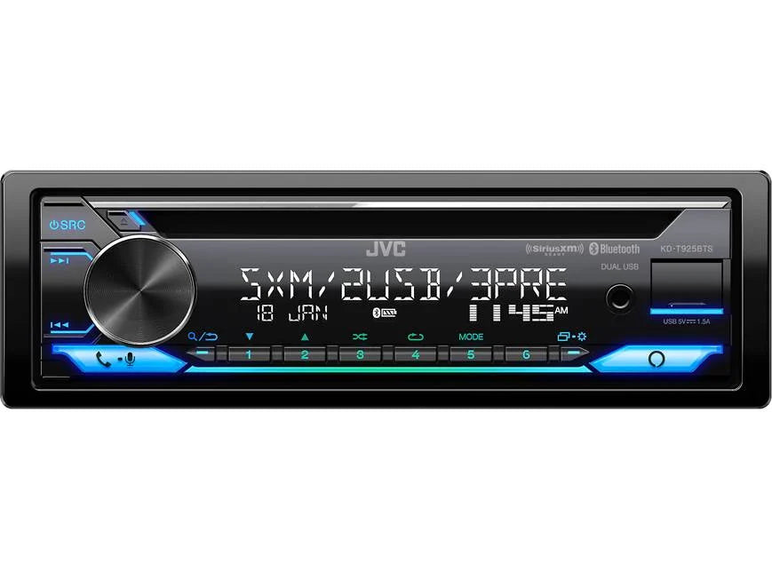 JVC KD-T925BTS Mobile CD Receiver - Safe and Sound HQ