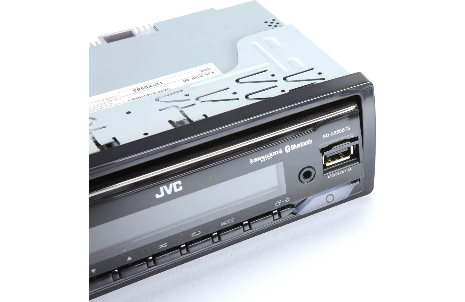 JVC KD-X380BTS Single-DIN Digital Media Receiver