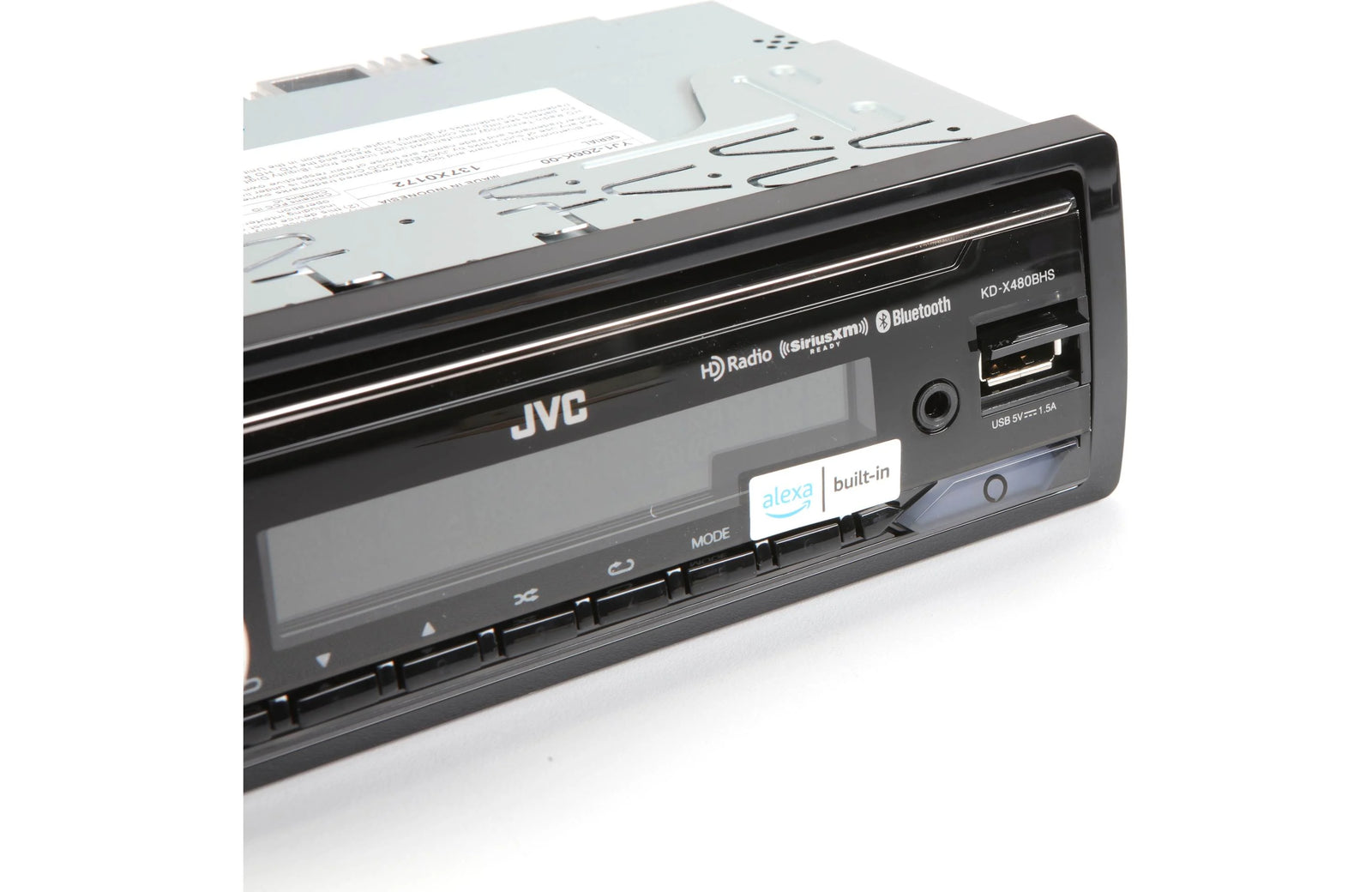 JVC KD-X480BHS Single-DIN Digital Media Receiver