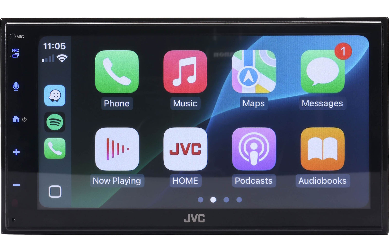 JVC KW-M595BT Short Double-DIN 6.8