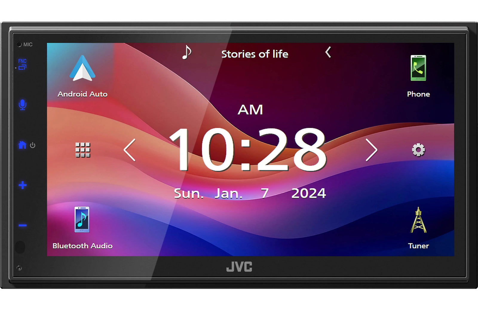 JVC KW-M690BW Short Double-DIN 6.8