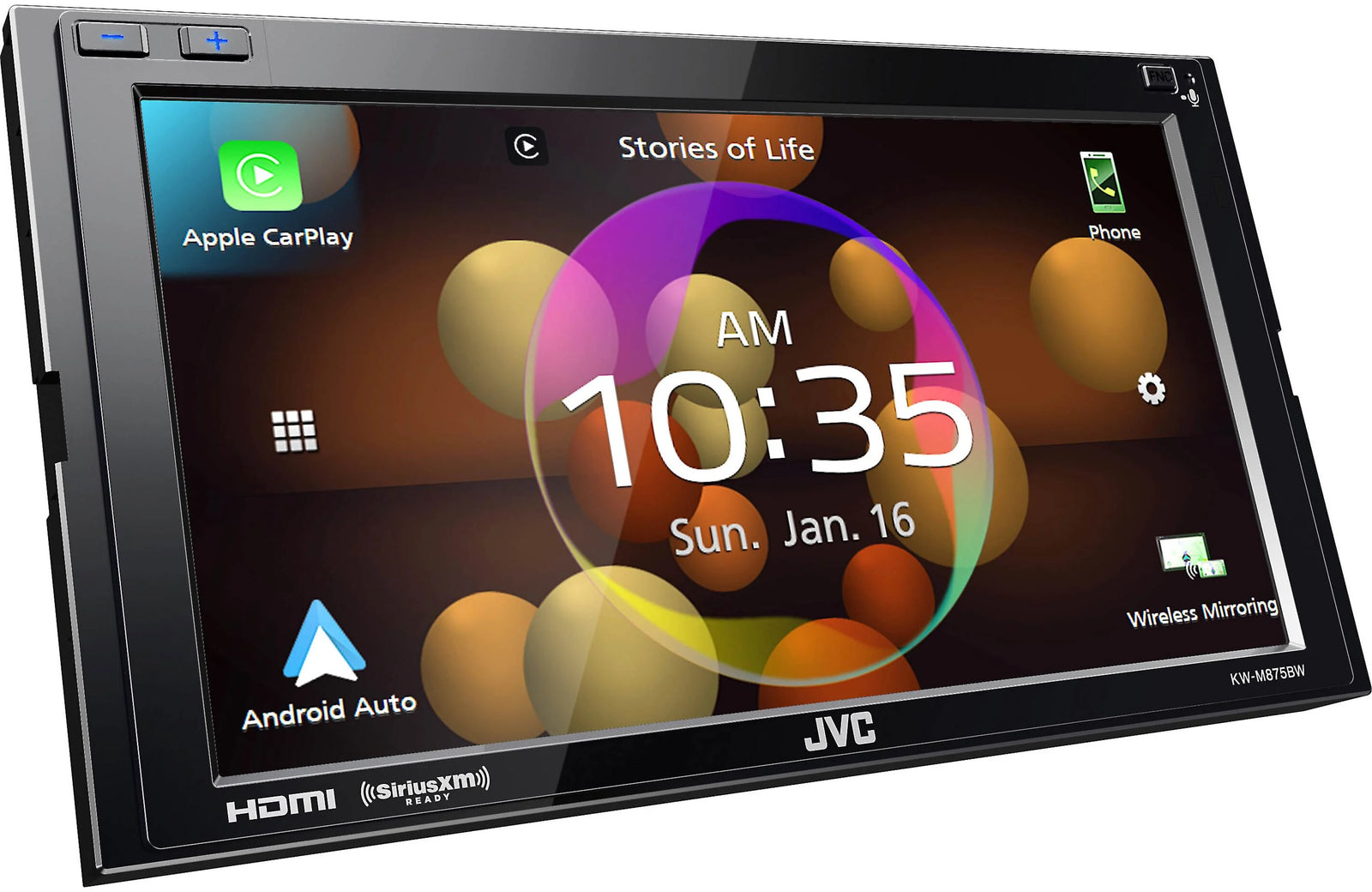 JVC KW-M875BW 6.75
