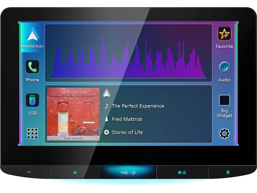 JVC KW-Z1001W Single DIN 10.1