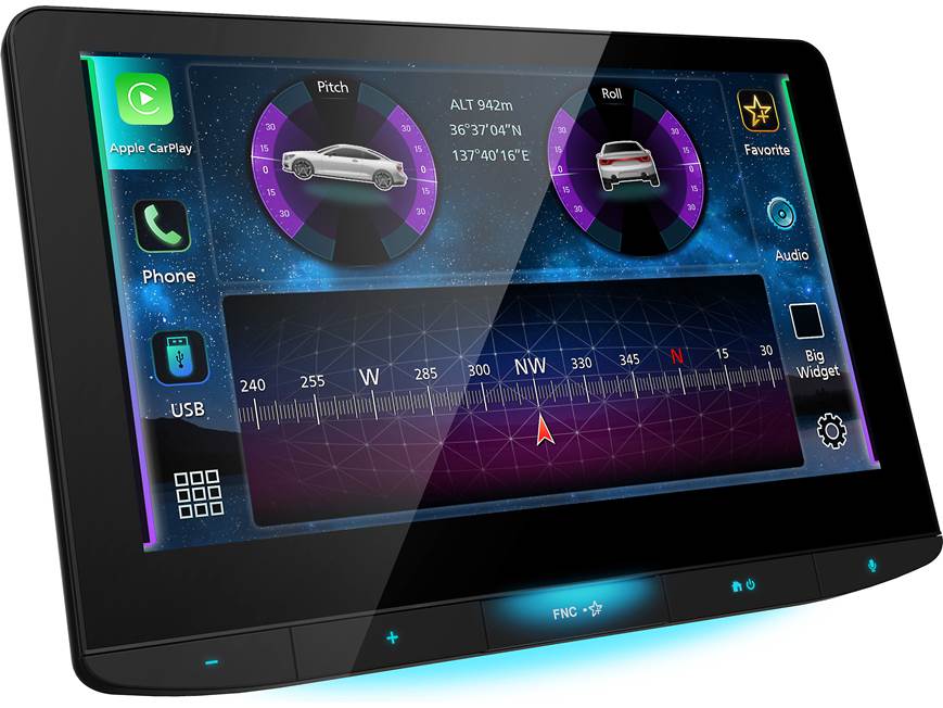 JVC KW-Z1001W Single DIN 10.1