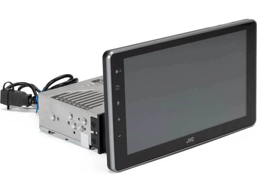 JVC KW-Z900W Single DIN 9" Digital Multimedia Receiver with Floating HD Panel - Safe and Sound HQ