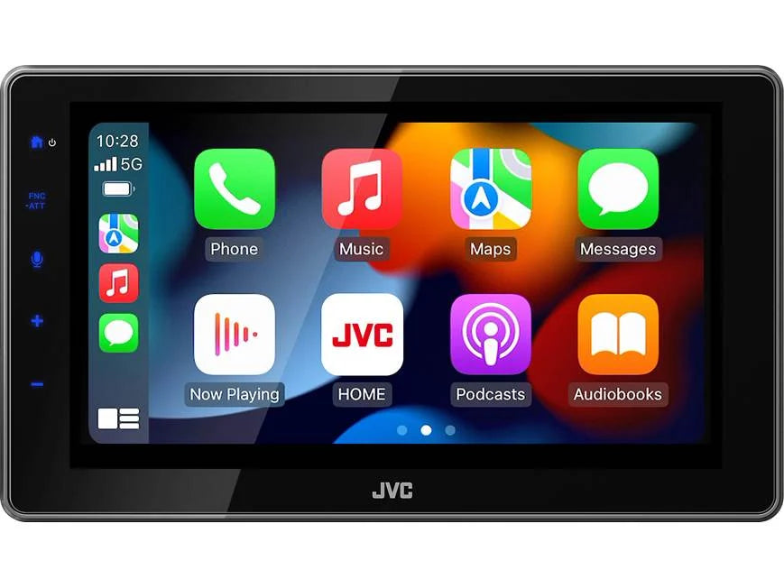 JVC KW-Z900W Single DIN 9" Digital Multimedia Receiver with Floating HD Panel - Safe and Sound HQ