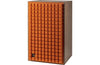 JBL L100 Classic MKII 12" 3-Way Bookshelf Speakers Scratch and Dent (Each) with Walnut finish and Burnt Orange Grill.