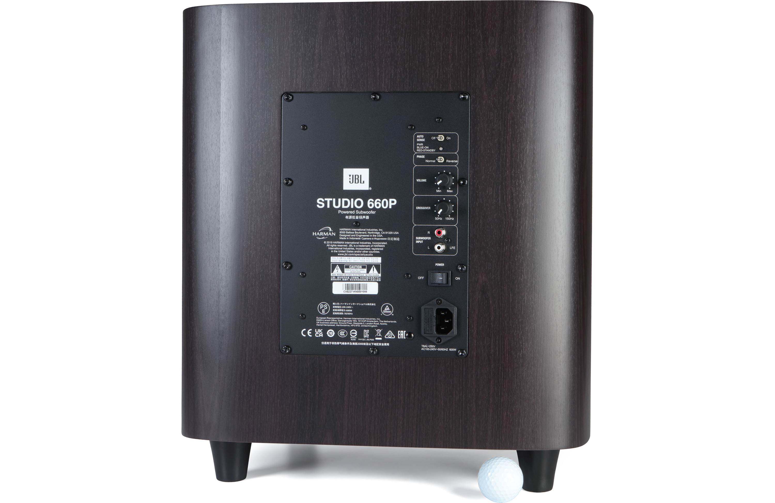 JBL Studio 660P Powered 12" 500 Watt RMS Subwoofer - Safe and Sound HQ