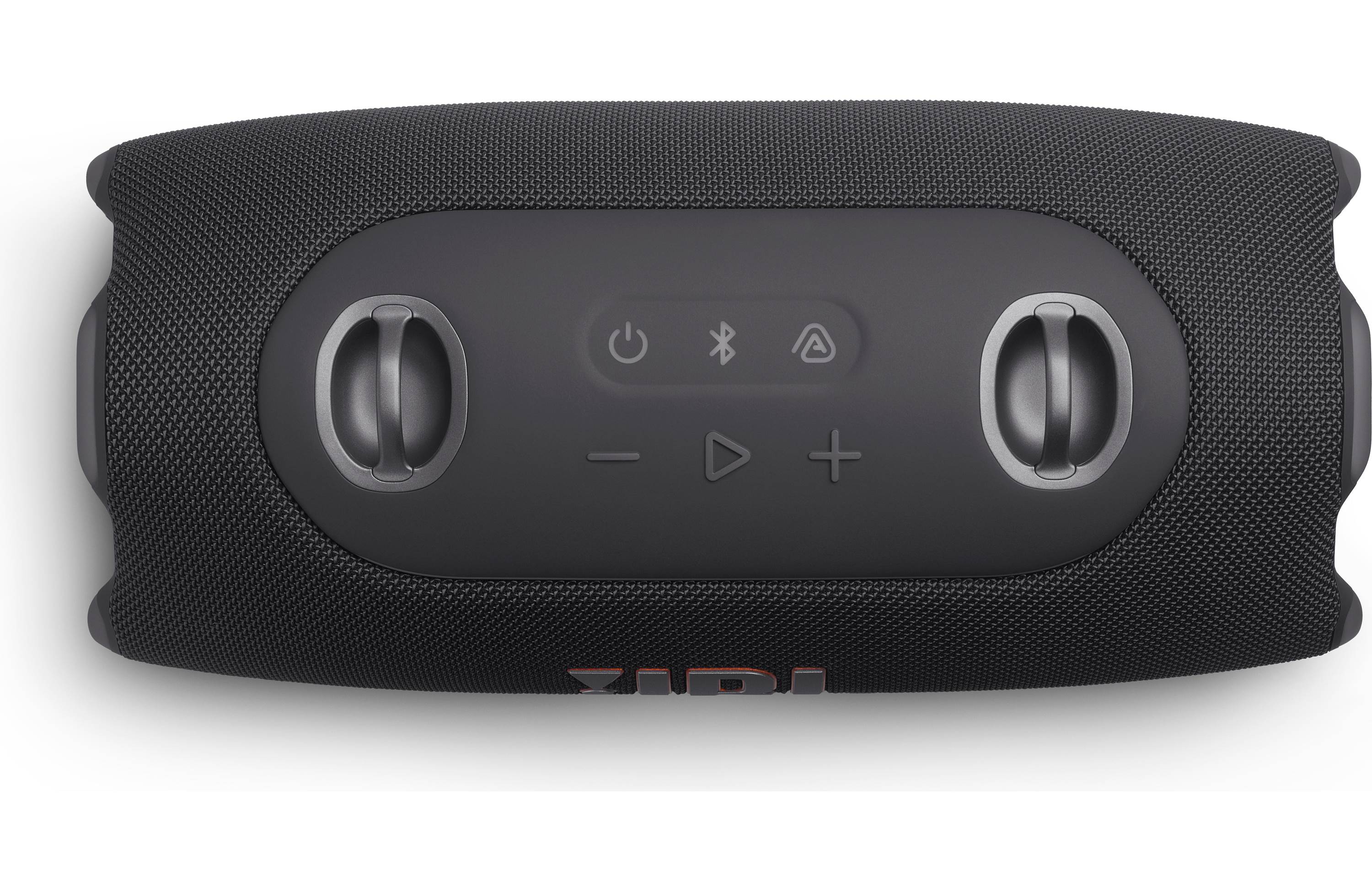 Top view of JBL Xtreme 5 Portable Waterproof Bluetooth Speaker (Each) showcasing control buttons and sleek design.