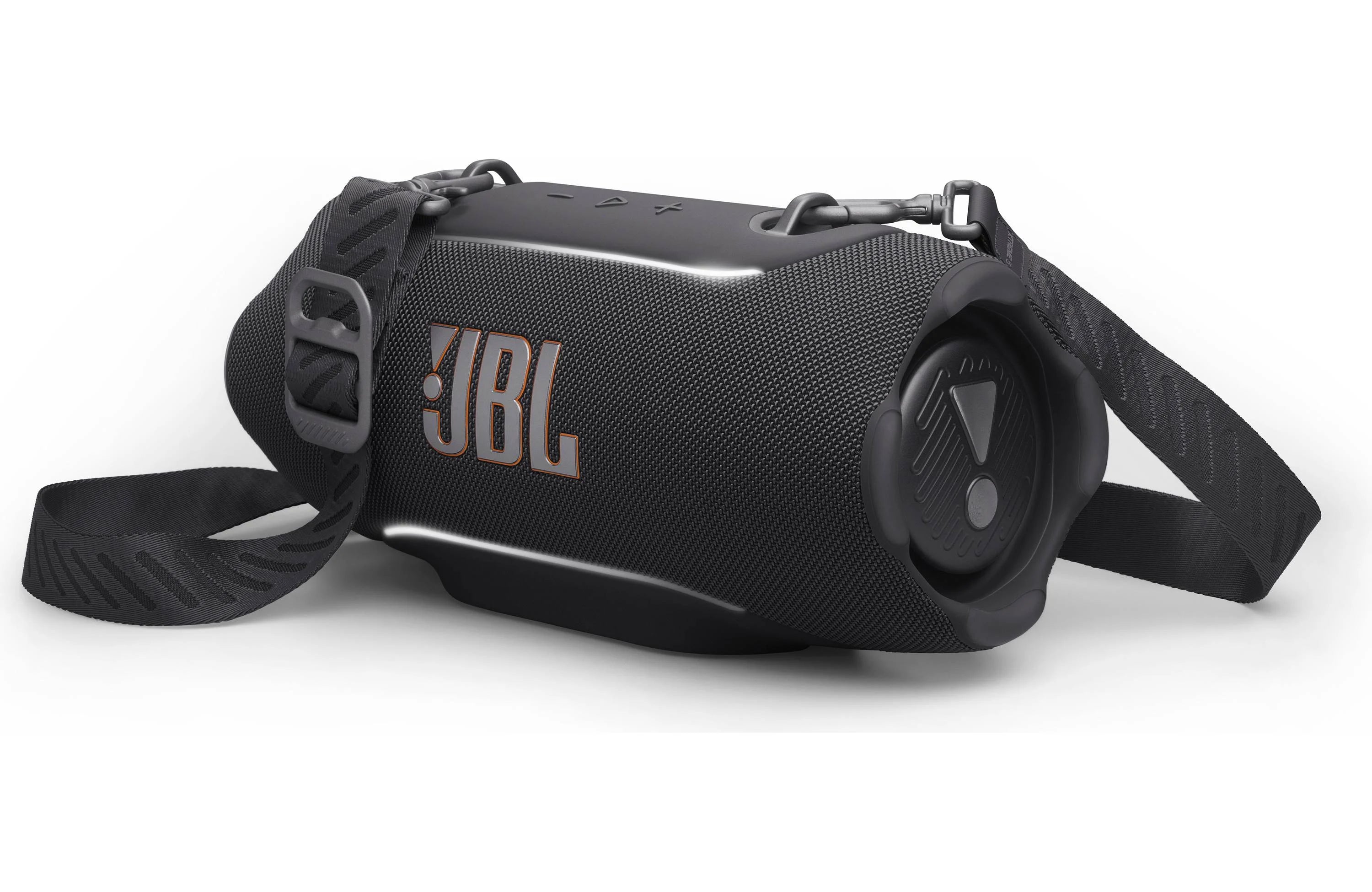 JBL Xtreme 5 Portable Waterproof Bluetooth Speaker (Each) with adjustable strap and robust design.