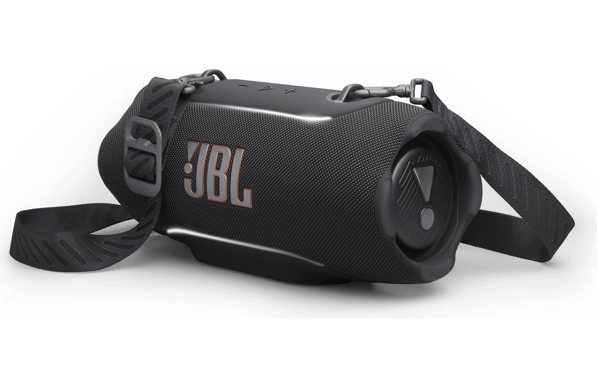 JBL Xtreme 5 Portable Waterproof Bluetooth Speaker (Each) with adjustable strap and robust design.