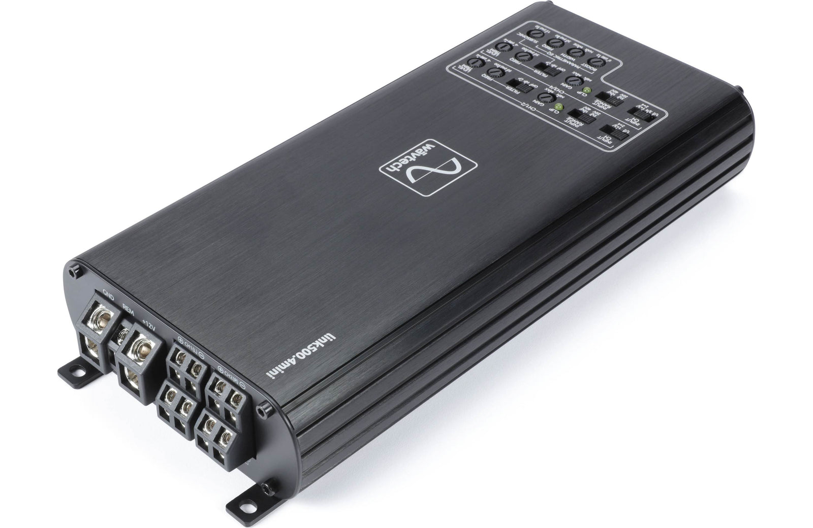 Wavtech link500.4mini Compact 500 Watt 4 Channel Amplifier - Safe and Sound HQ