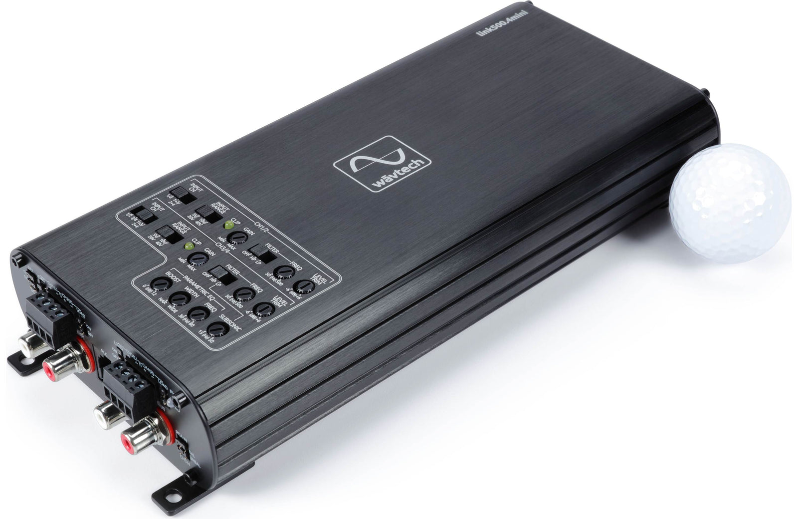 Wavtech link500.4mini Compact 500 Watt 4 Channel Amplifier - Safe and Sound HQ