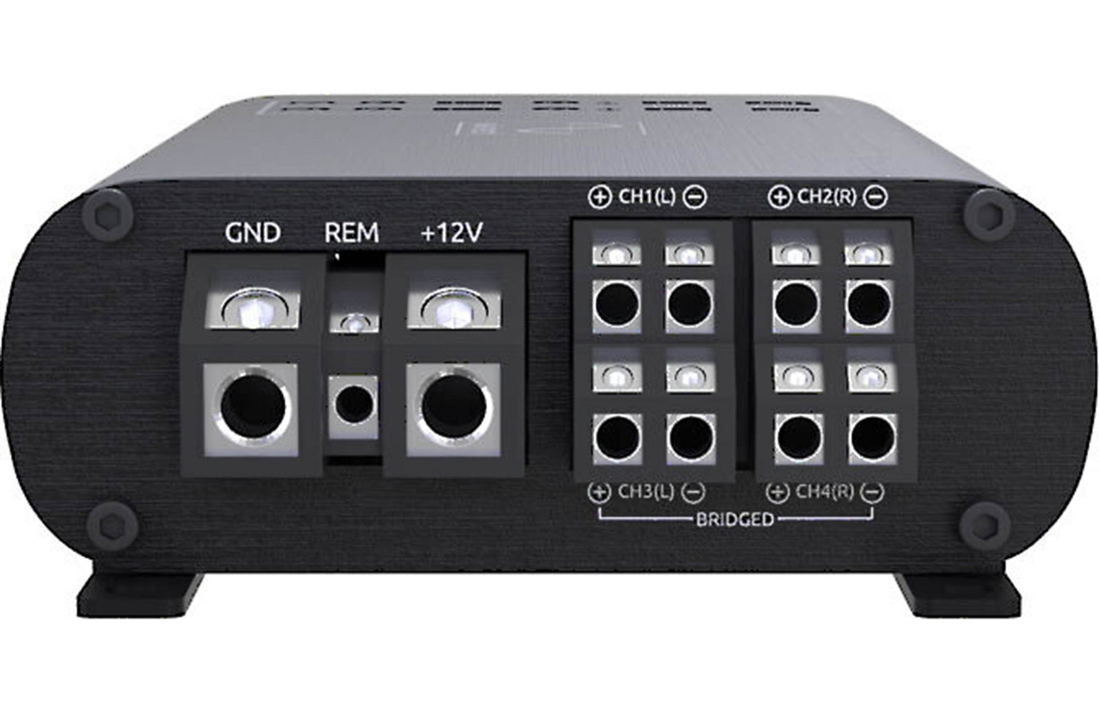 Wavtech link500.4mini Compact 500 Watt 4 Channel Amplifier - Safe and Sound HQ