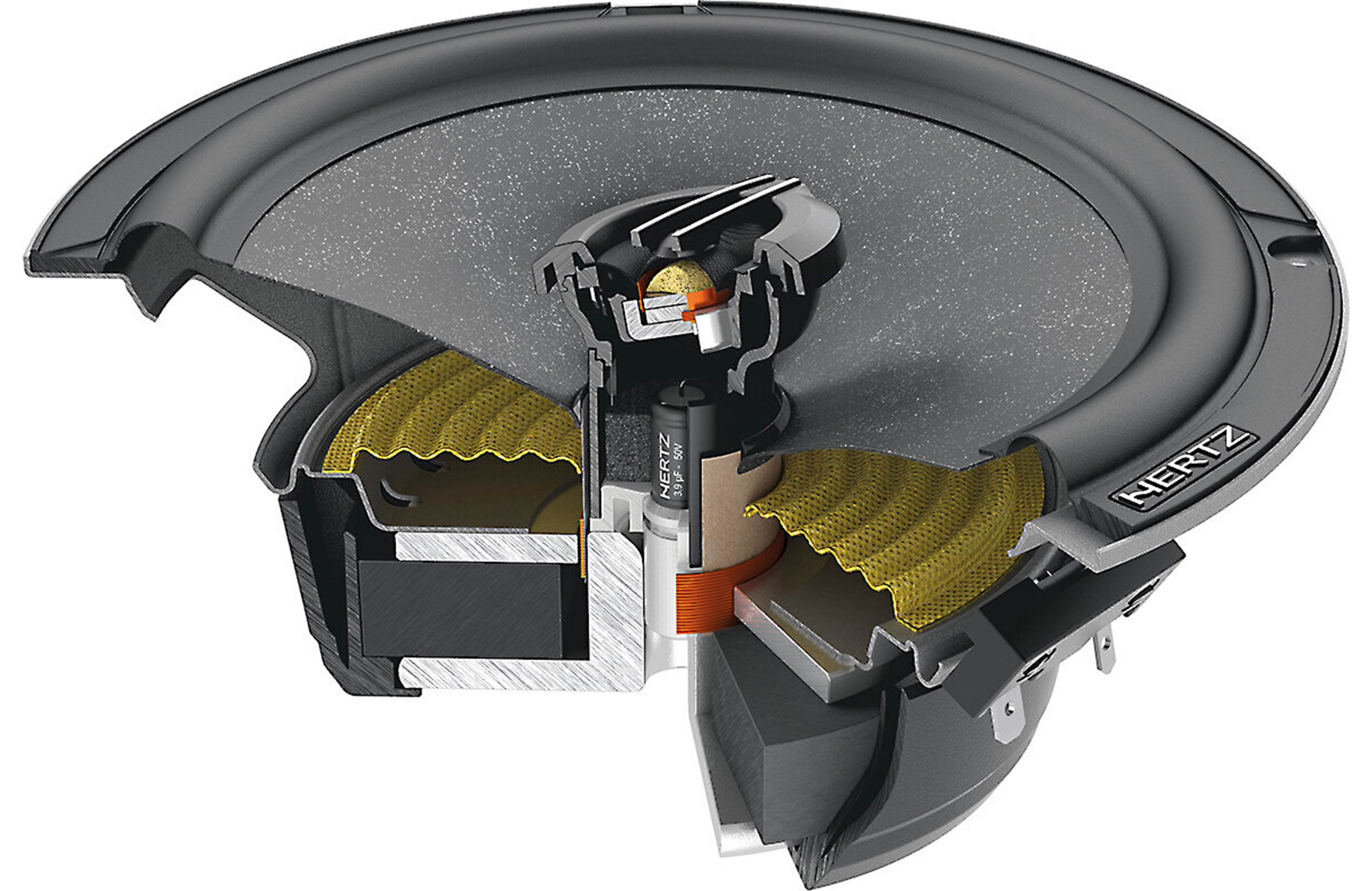 Hertz CX 165 6.5" Cento Series 2-Way Coaxial Speaker (Pair) - Safe and Sound HQ