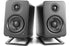 Kanto S2 Desktop Speaker Stands for Kanto YU2 Speaker (Pair) displaying angled speakers on sturdy stands.