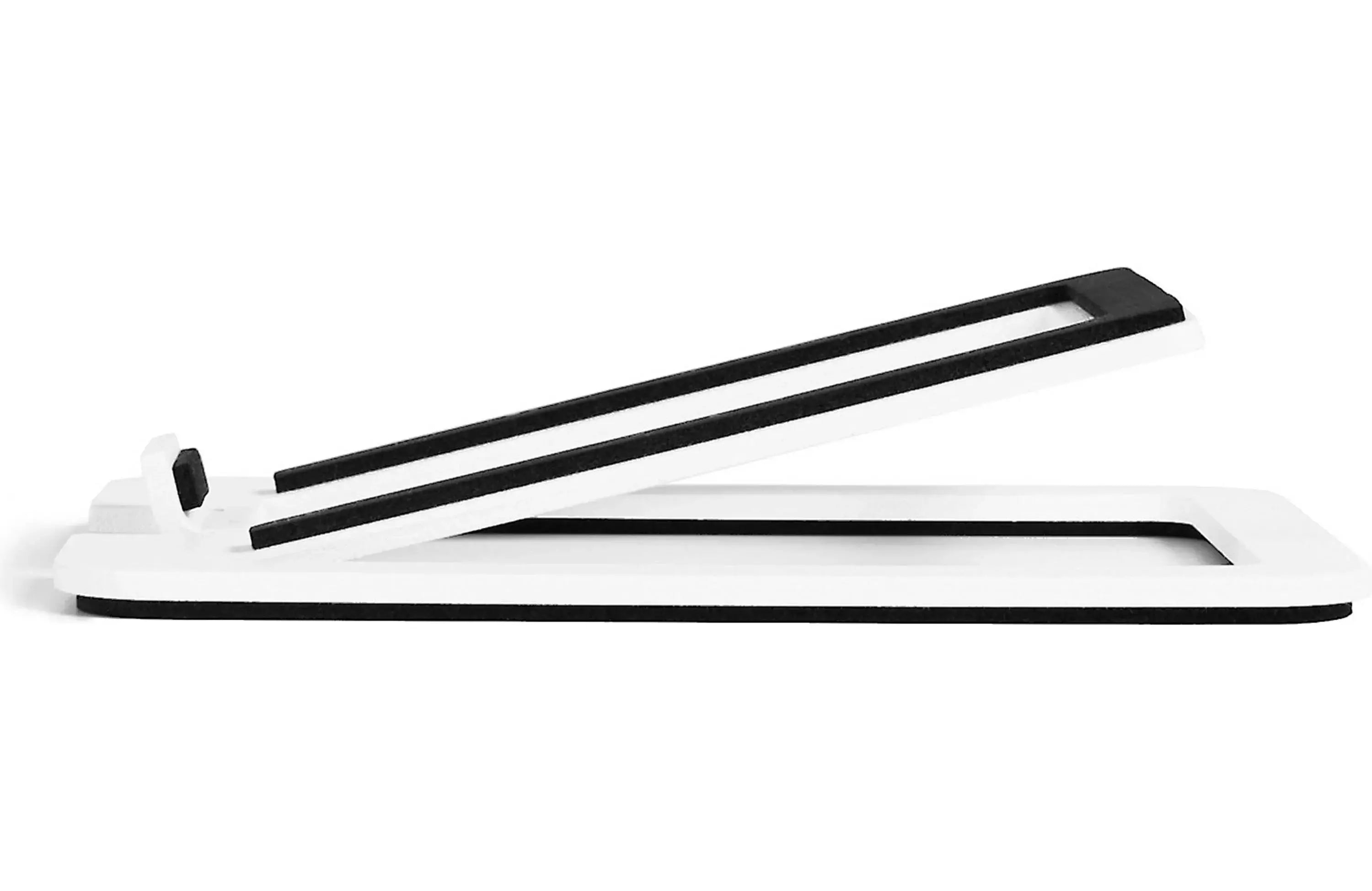 Kanto S2 Desktop Speaker Stands for Kanto YU2 Speaker (Pair) showing adjustable tilt for optimal sound positioning.