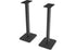 Kanto SP26 26" Bookshelf Speaker Swiveling Floor Stand (Pair) in black, designed for optimal speaker performance.