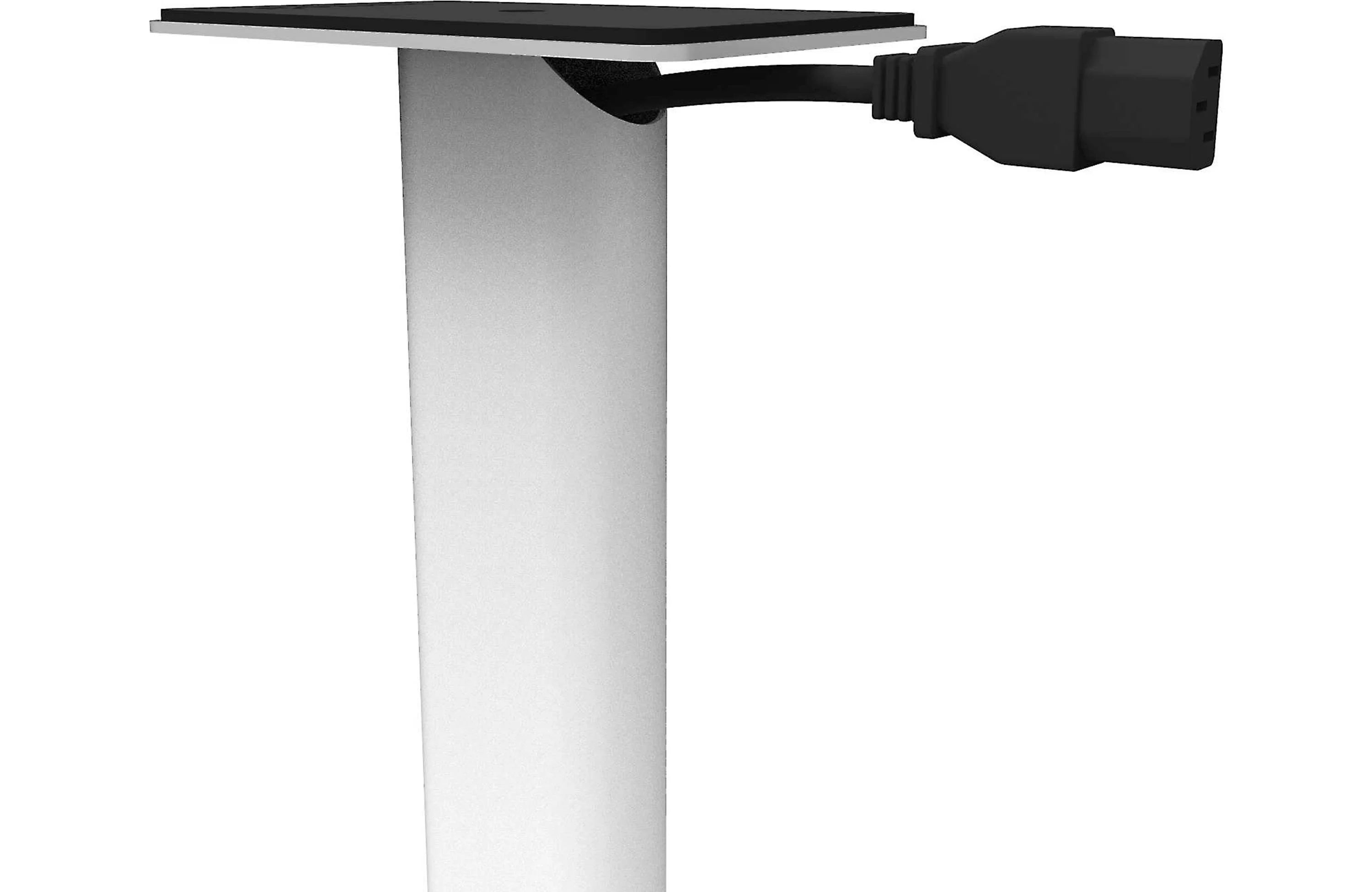 Kanto SP32 32" Universal Bookshelf Speaker Floor Stand (Pair) with cable management feature for tidy setup.