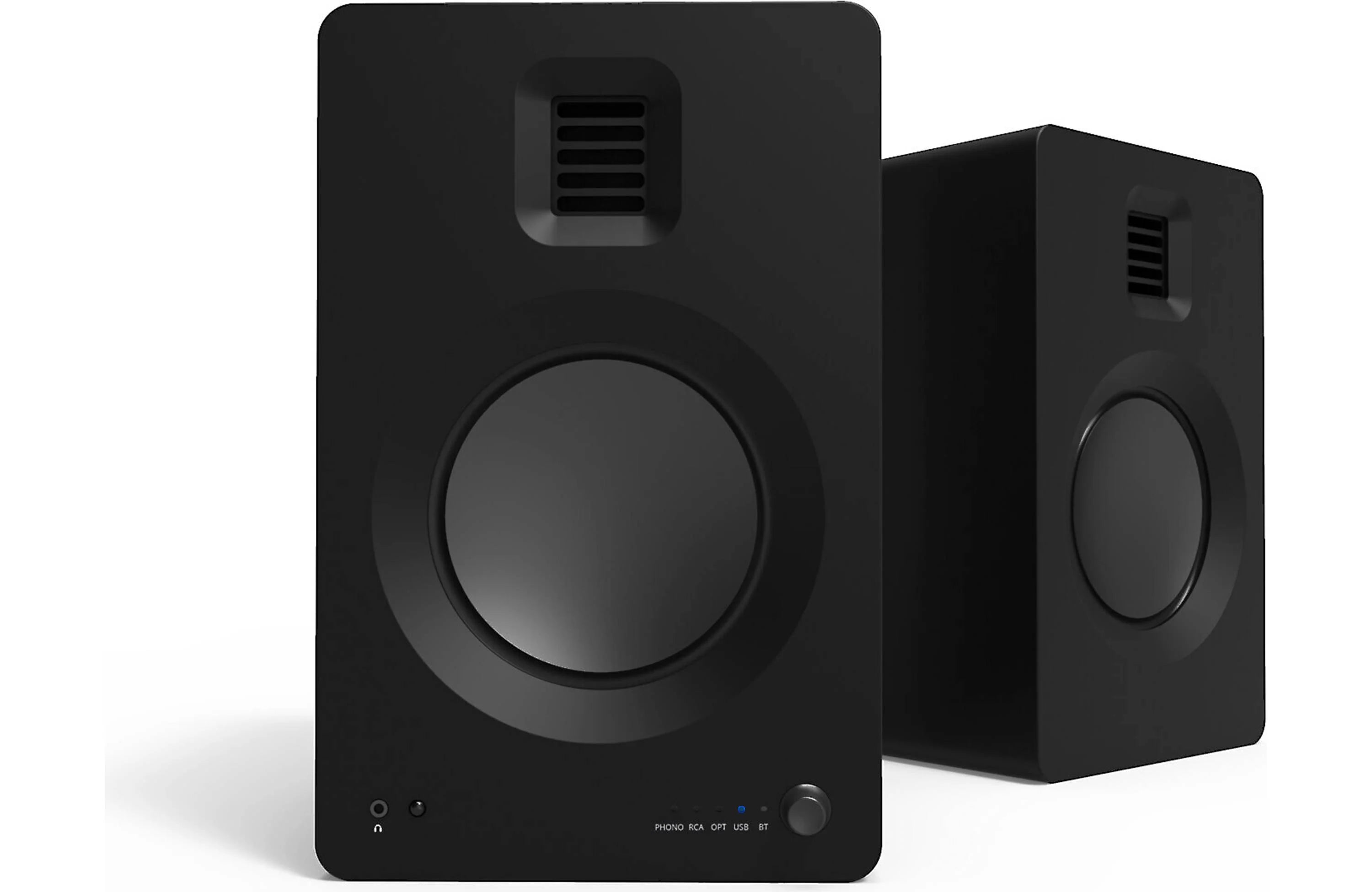 Kanto TUK Powered Bookshelf Speakers with Bluetooth, Headphone Output, USB- DAC, and Phono Preamp (Pair)