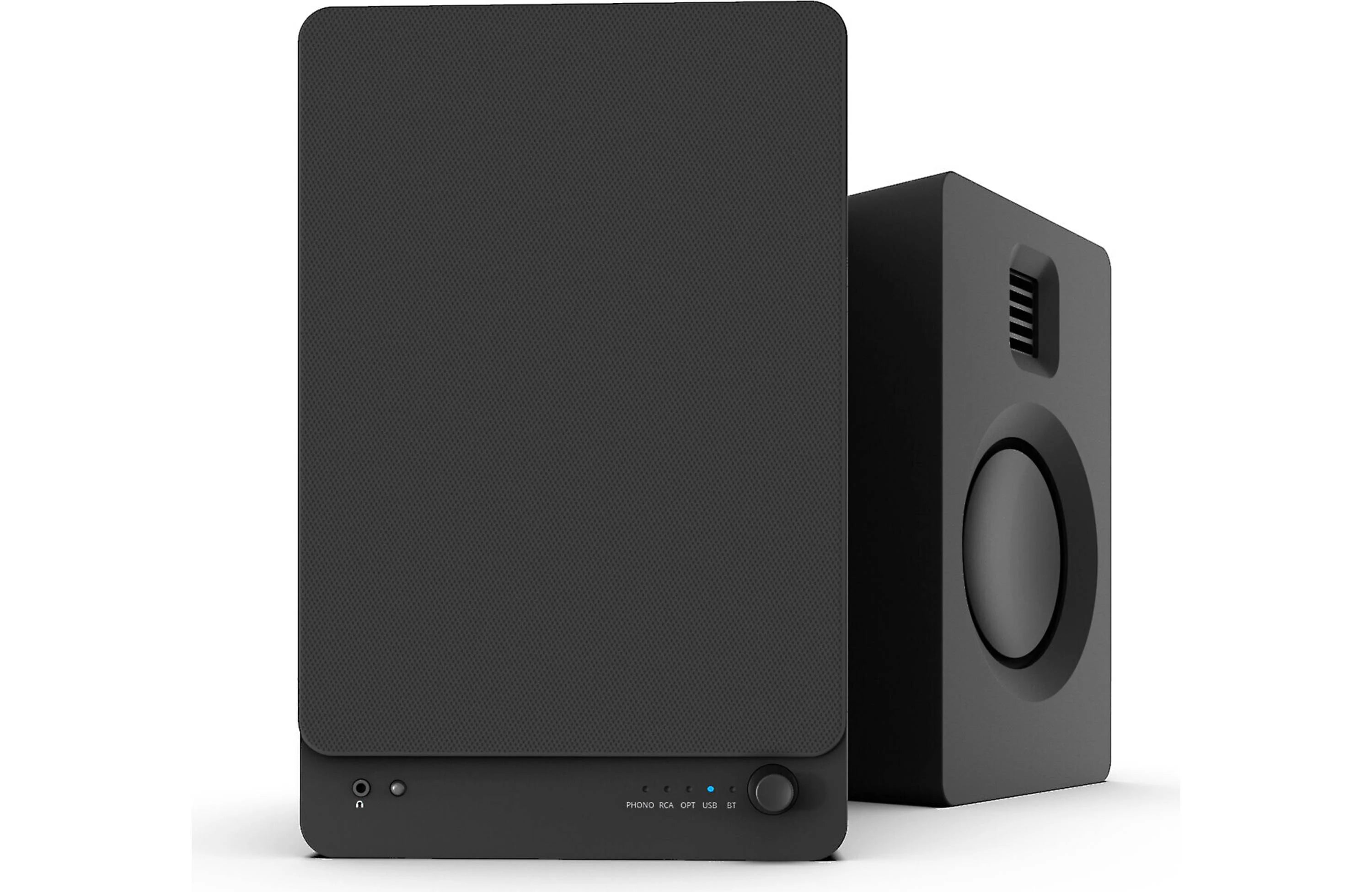 Kanto TUK Powered Bookshelf Speakers with Bluetooth, Headphone Output, USB- DAC, and Phono Preamp (Pair)