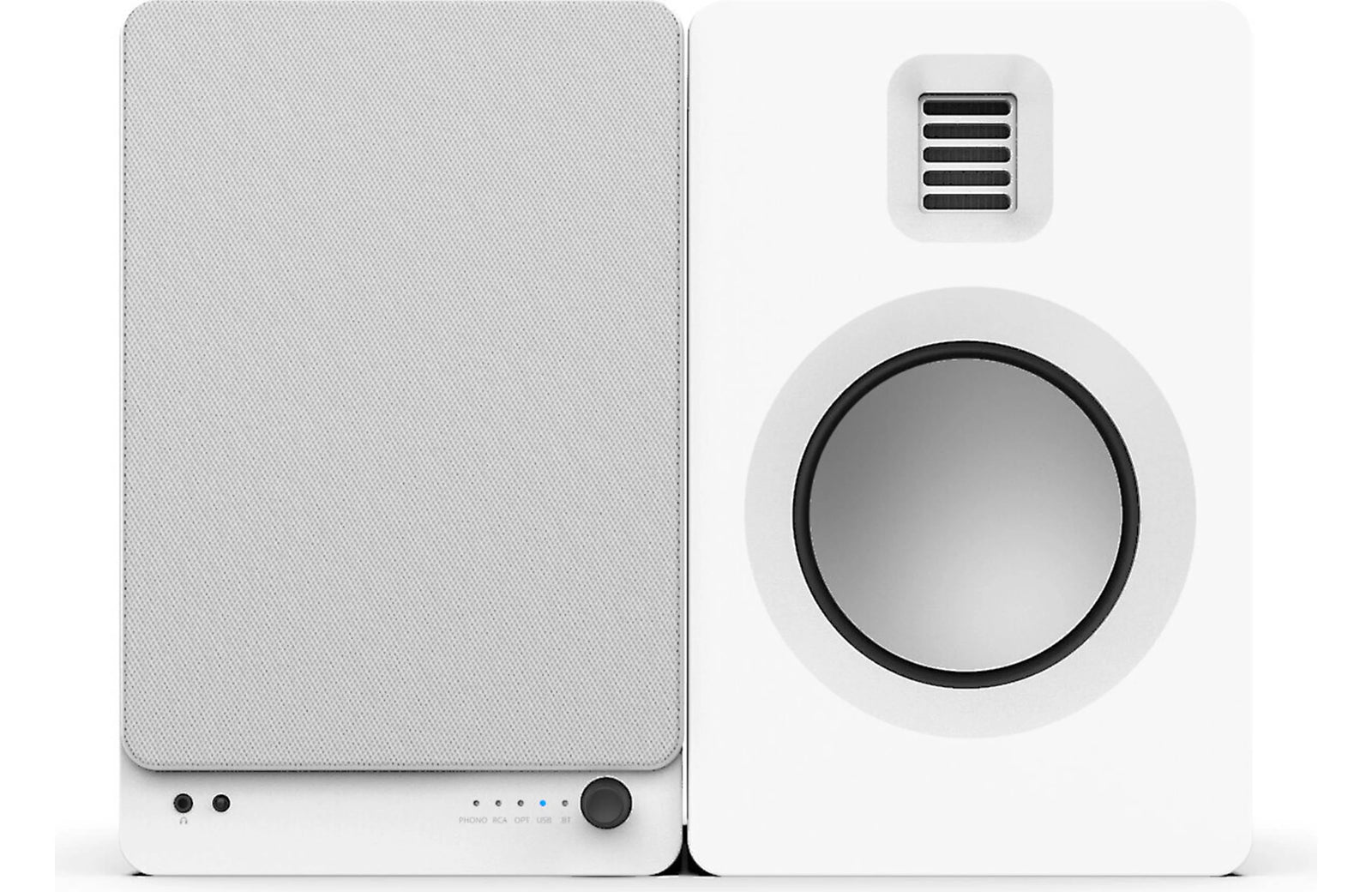 Kanto TUK Powered Bookshelf Speakers with Bluetooth, Headphone Output, USB- DAC, and Phono Preamp (Pair) - Safe and Sound HQ