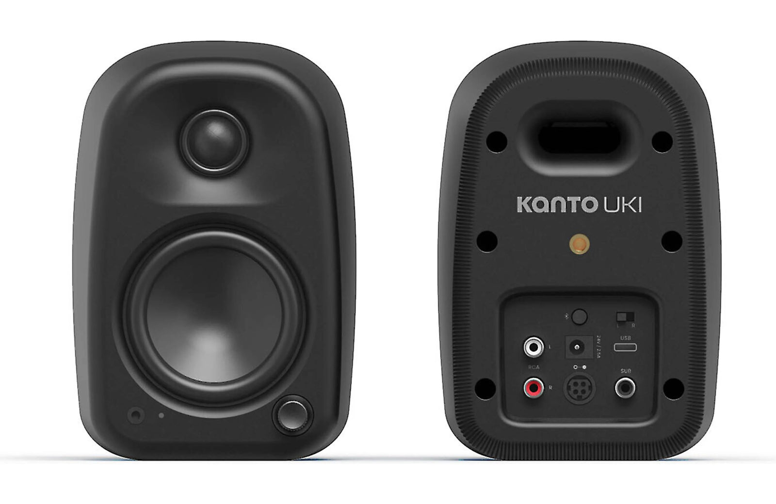 Kanto UKI Powered Desktop Speakers with Bluetooth, USB-C, and Headphone Output (Pair)