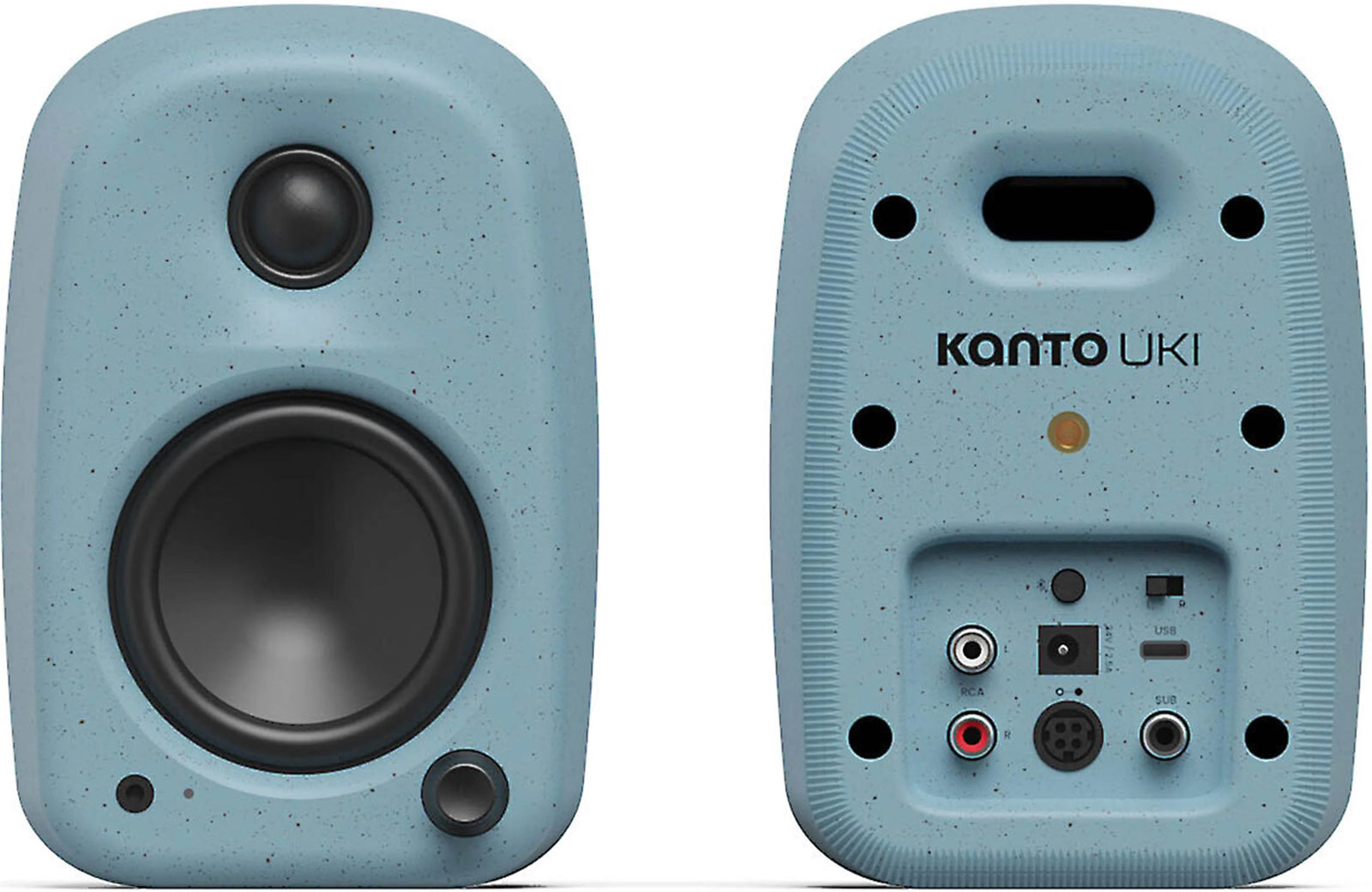 Kanto UKI Powered Desktop Speakers with Bluetooth, USB-C, and Headphone Output (Pair)