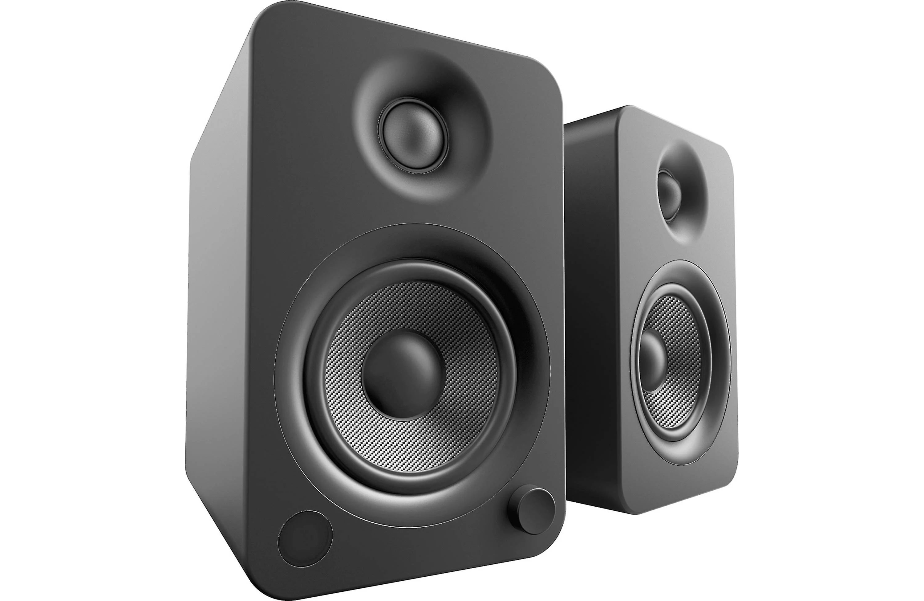 Kanto YU4 Casse Alimentate Bluetooth – 140W Di Picco, Woofer Kevlar 4", Tweeter In Seta, Preamplificatore Phono Integrato, Telecomando, Grigio Opaco