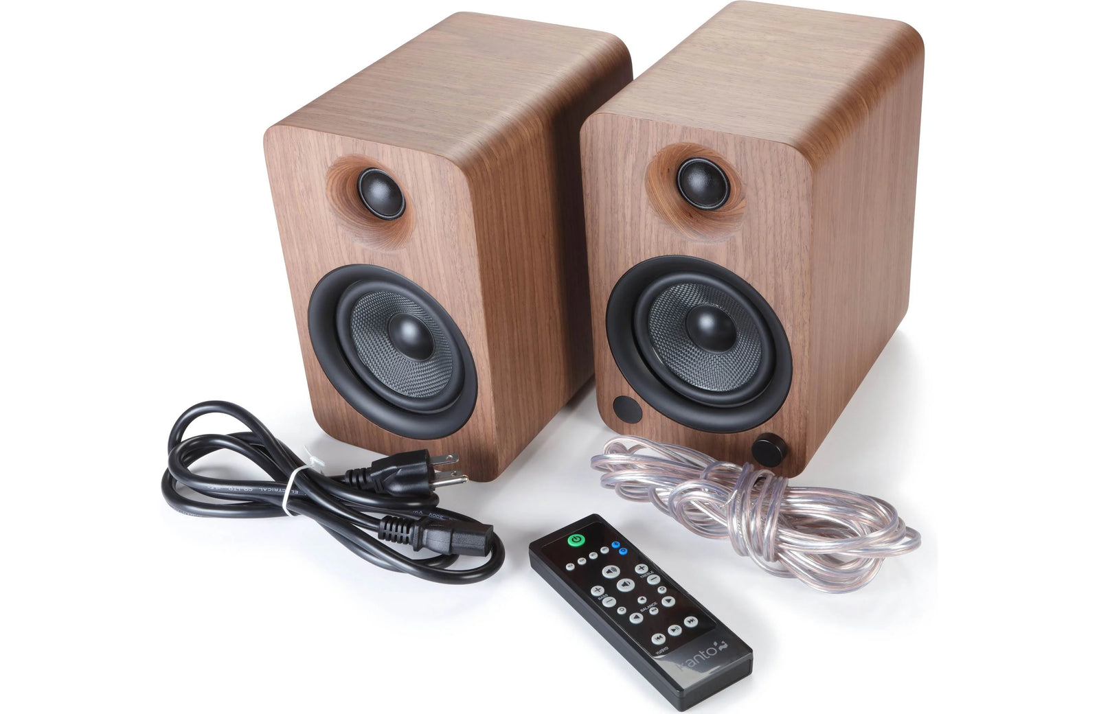 Kanto YU4 Powered Bookshelf Speakers with Bluetooth and Phono  Preamp (Pair)