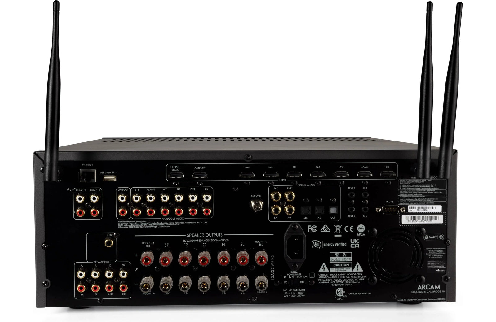 Arcam AVR11 7.2 Channel A/V Receiver