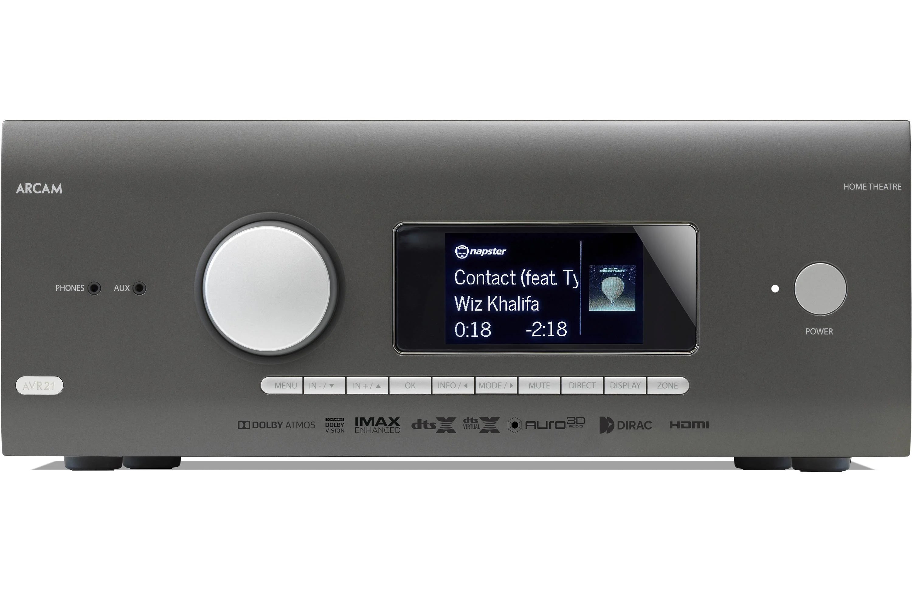 Arcam AVR21 7.2 Channel A/V Receiver with Bluetooth, Chromecast, and Apply Airplay 2 - Safe and Sound HQ