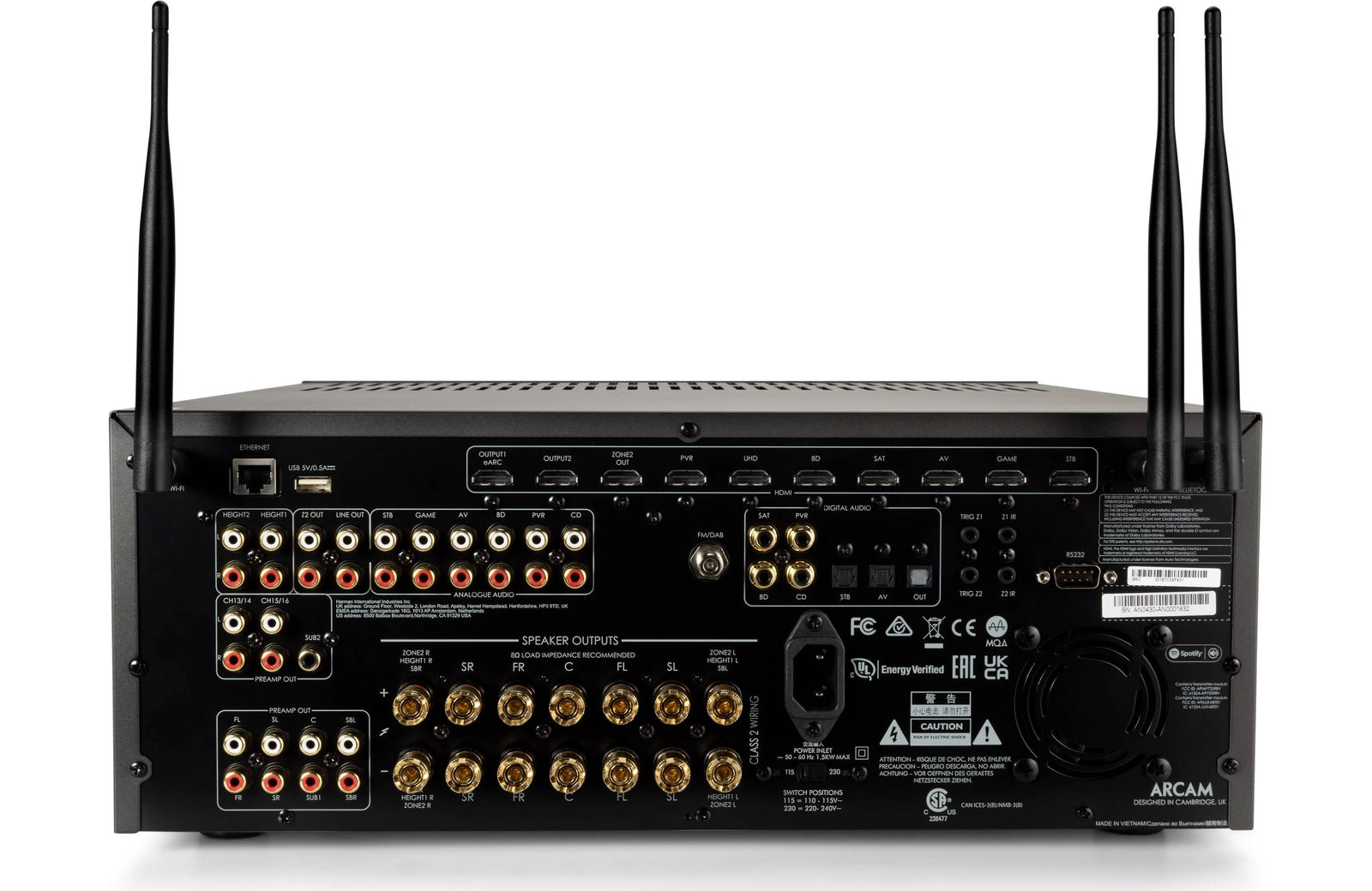 Arcam AVR31 7.2 Channel A/V Receiver Factory Refurbished - Safe and Sound HQ