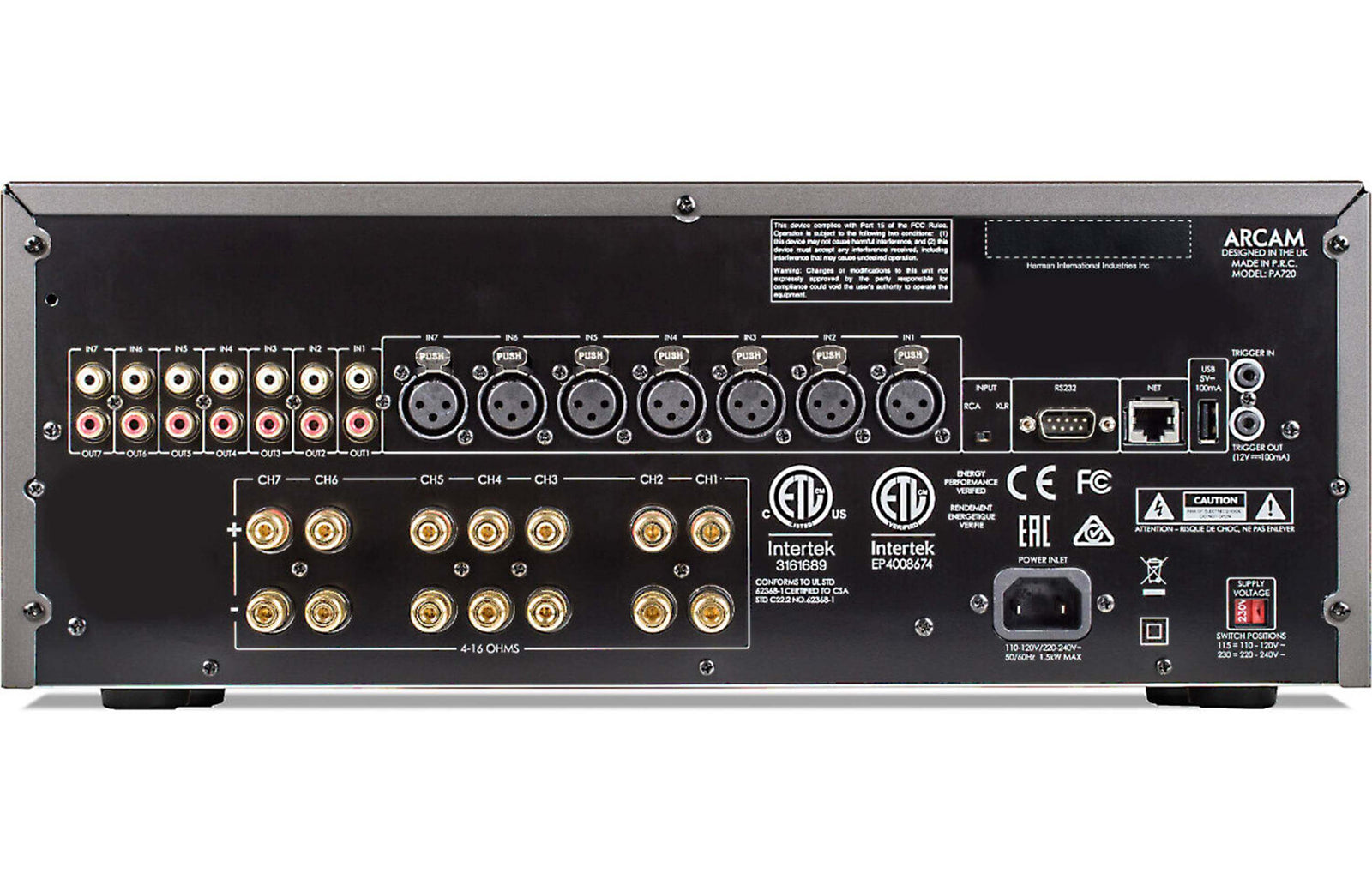 Arcam AV41 16 Channel Preamplifier/Processor and Arcam PA720 7 Channel Power Amplifier Bundle - Safe and Sound HQ