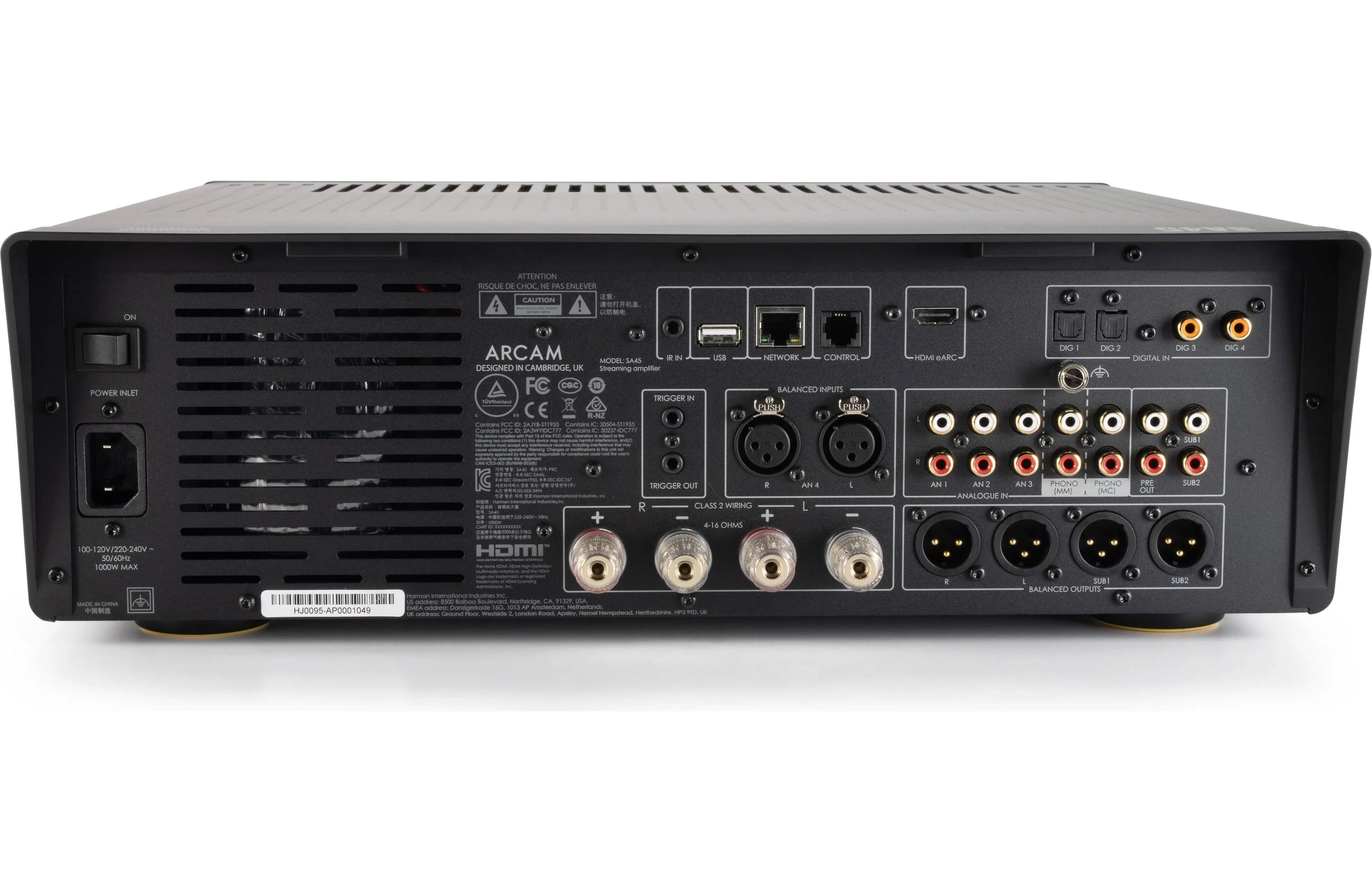 Arcam SA45 High Resolution Streaming Integrated Amplifier Open Box - Safe and Sound HQ