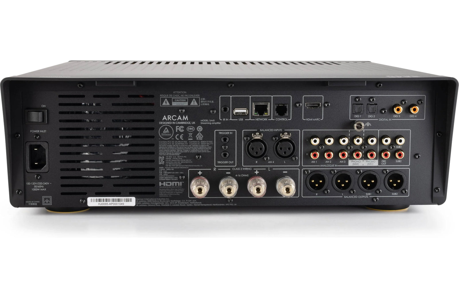 Arcam SA45 High Resolution Streaming Integrated Amplifier Open Box - Safe and Sound HQ