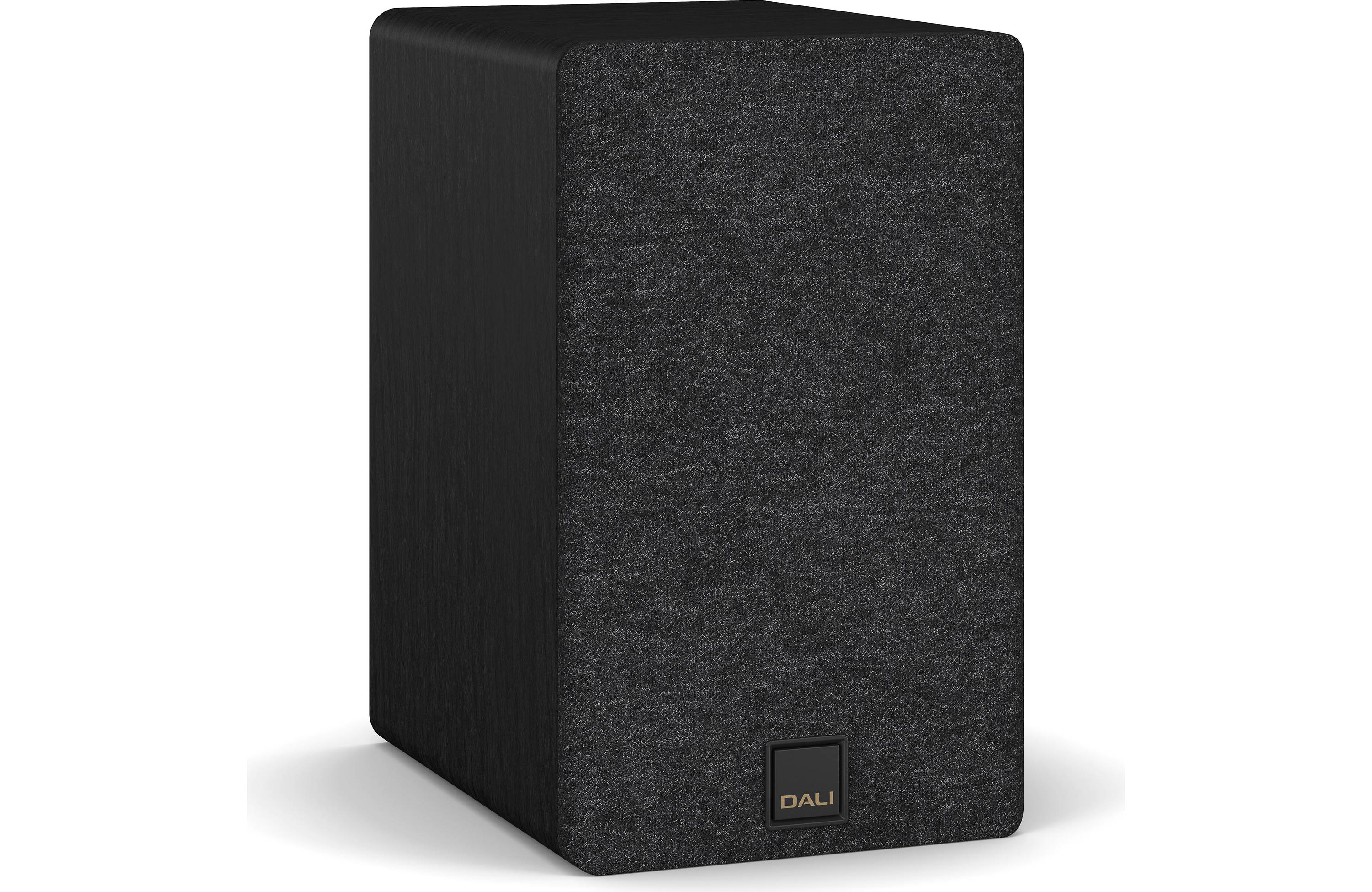 Dali KUPID Compact High-Performance Bookshelf Loudspeaker (Pair) in stylish black design.