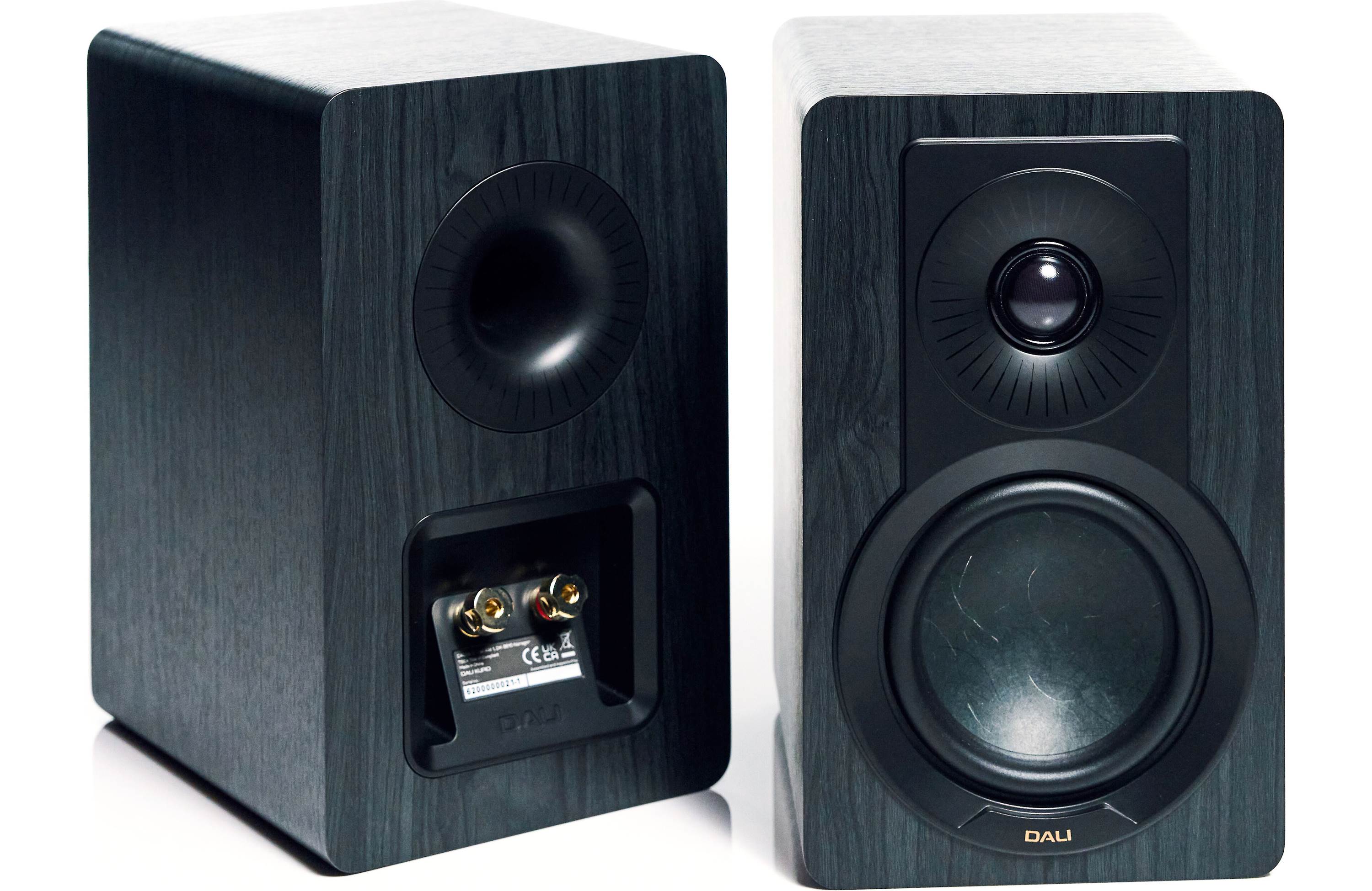 Dali KUPID Compact High-Performance Bookshelf Loudspeaker (Pair) showcasing stylish design and advanced acoustic engineering.